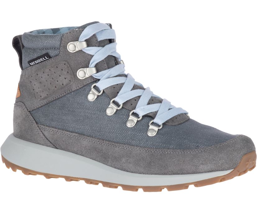 Buty Merrell Ashford Classic Chukka - Buty Codzienne Damskie Merrell - Szare [ASGZR-9620]